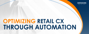 This image depicts retail optimization through automation