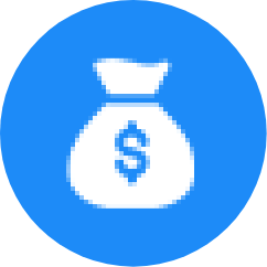 Cost Optimization AI Icon - Moneybag